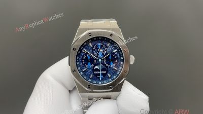 Audemars Piguet Royal Oak Cal.5134 Movement 41mm Blue Face Calendar/Week/Month Chronograph Watch